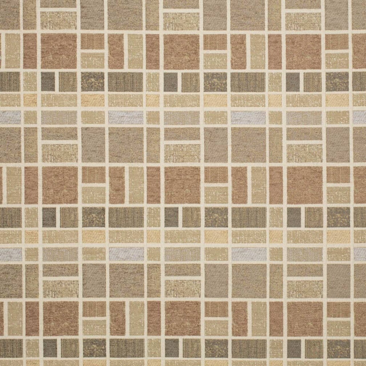 Toast - Beige Taupe,brown Abstract Geometric Upholstery Fabric 54 Inches"